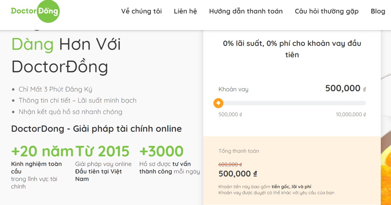 Doctor Đồng - App vay online duyệt tự động
