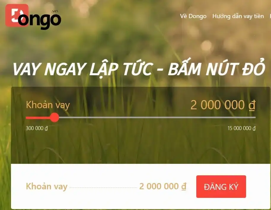 Dongo – App vay 0 lãi suất lần đầu